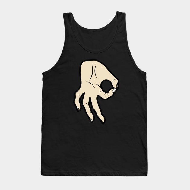 Finger Circle Hand Game Tank Top by charlescheshire
